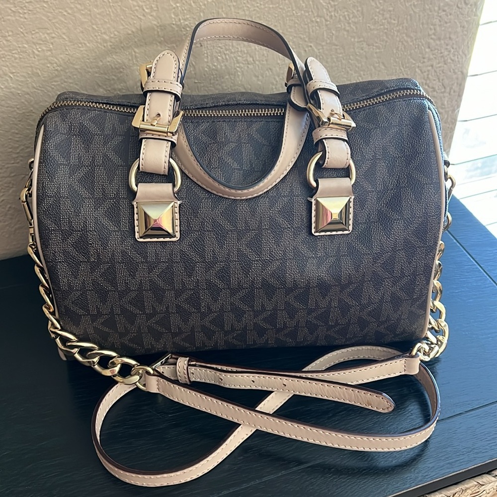SOLD~Michael Kors Bag with upgraded MK strap